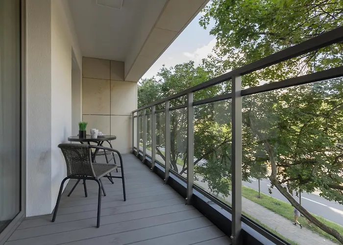 Avenue Solidarnosci On Wola By Renters Warsaw